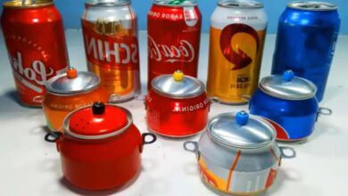 Como fazer mini panelinhas de latinhas de metal