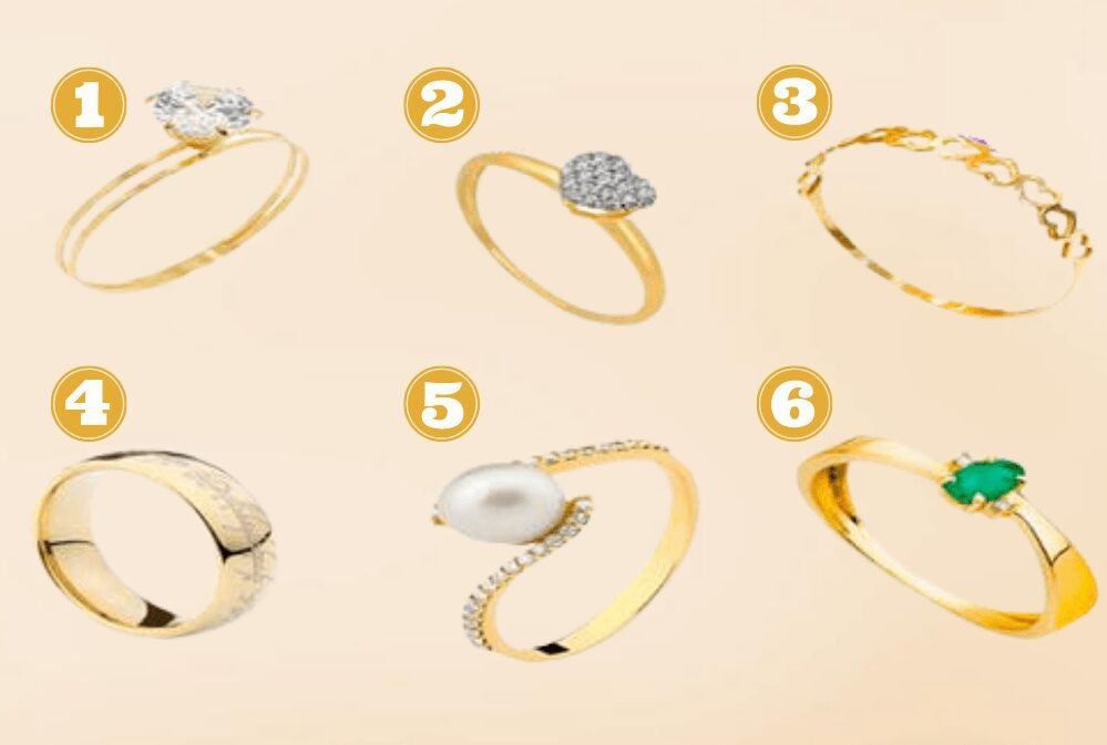 escolha um anel e veja oque ele revela a sua alma de mulher