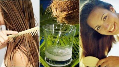 Hidratação caseira com água de coco