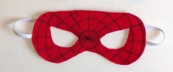 Máscara de Homem Aranha Passo a Passo