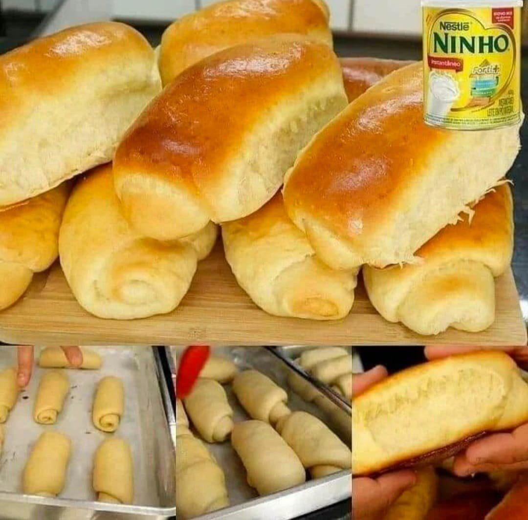 Pão caseirinho de leite ninho, é o melhor pão que já fiz na vida