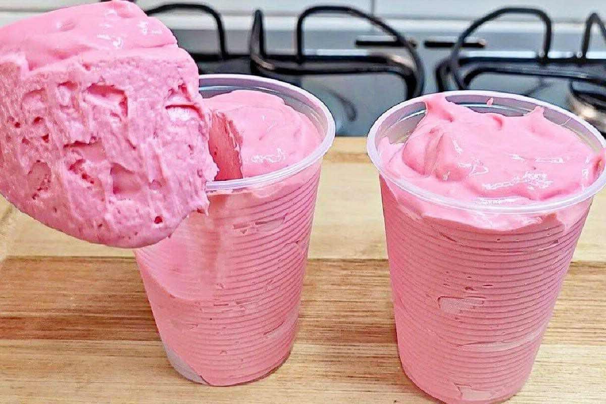 sobremesa de morango