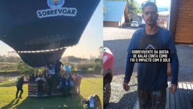 Sobrevivente da queda do balão revela como conseguiu escapar a tempo