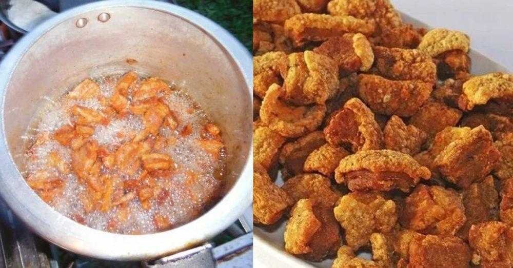 Torresmo na panela de pressão, sequinho e crocante sem e sujeira na cozinha