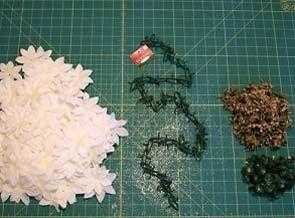 materiais necessários para luminária de papel de arroz