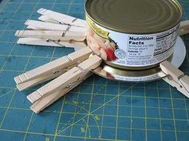 Como decorar a casa com espelho decorado 1 espelho com pregador de roupa