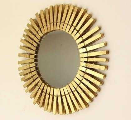 Como decorar a casa com espelho decorado 3 linda guirlanda de madeira