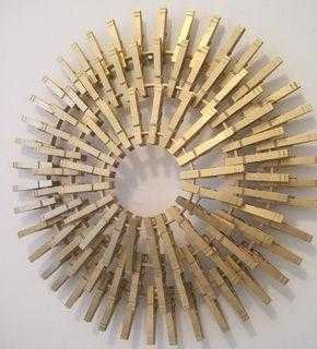 linda guirlanda de madeira