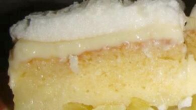 Bolo de Abacaxi com Creme