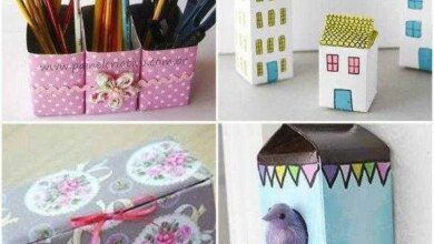 11 Artesanatos com Caixa de Leite