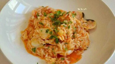 Receita de arroz com peixe