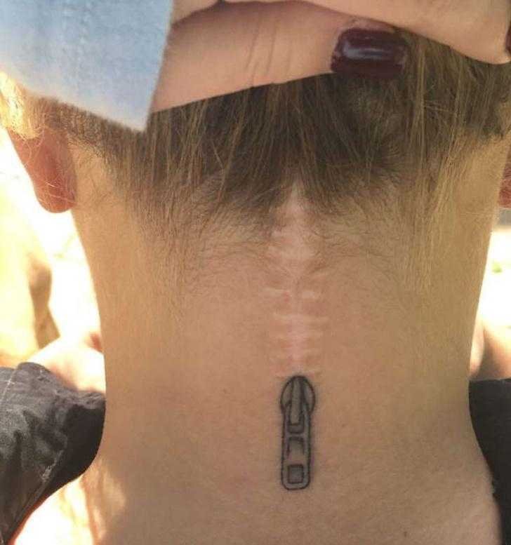 11 Tatuagens que transformam cicatrizes indesejadas em arte kl 7