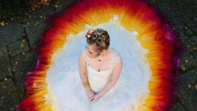 Essa mulher levou 61 horas para projetar um vestido incrível