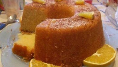 Receita de bolo de laranja fofo e molhadinho