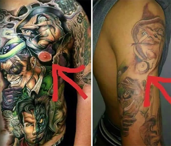 30 tatuagens horrivelmente feitas que sao o orgulho desse grupo