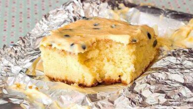 Bolo Gelado de Mousse de Maracujá