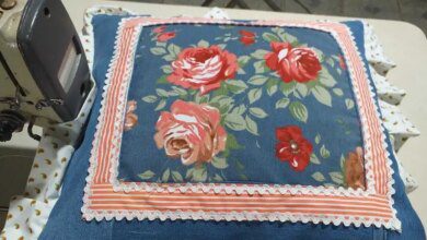 Como Fazer Almofadas Reaproveitando Jeans