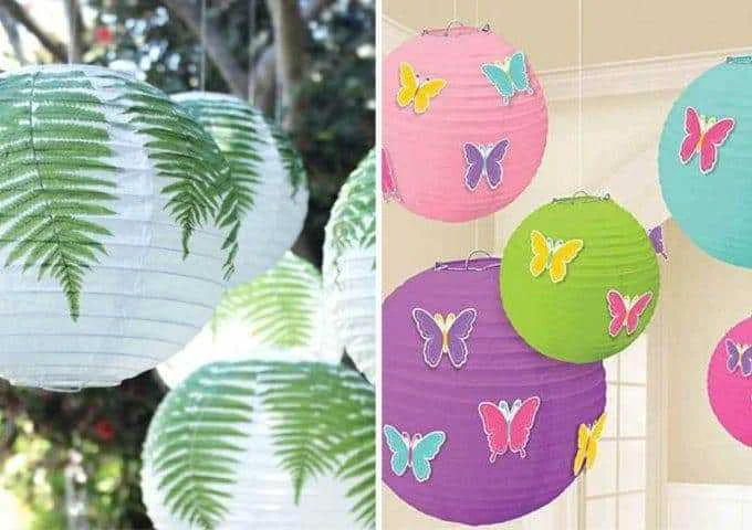 como decorar lanterna japonesa