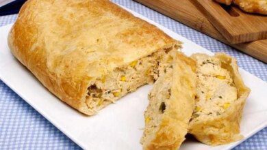 Como fazer Pão recheado com frango ds