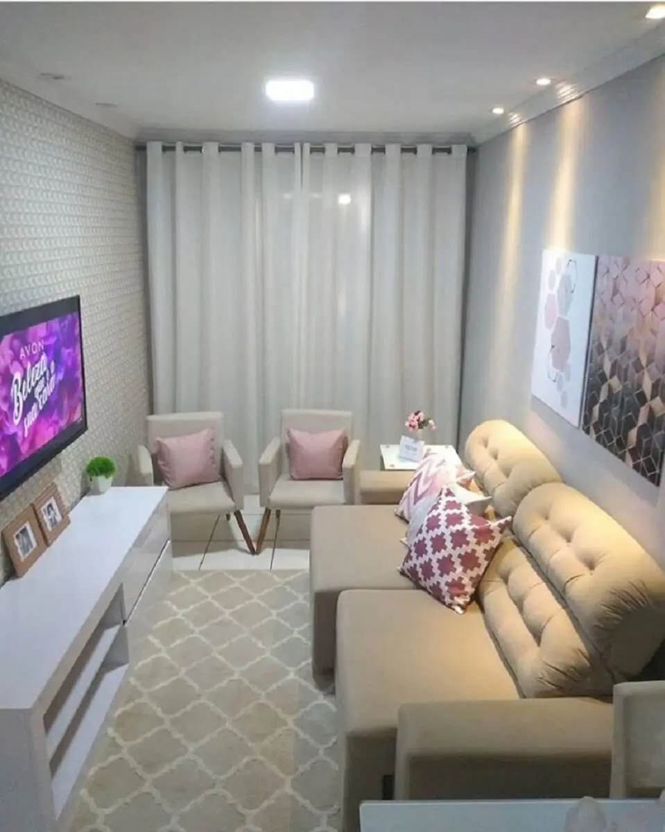 Decoracao de Sala Simples Pequena 3