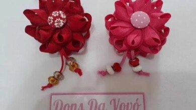 Lembrancinha – Chaveiro feito de zíper