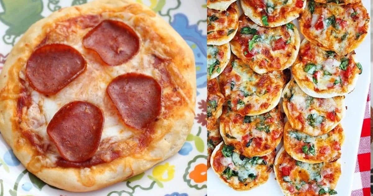 Mini pizza – Receita de Massa e Recheio