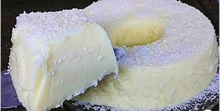 Pudim de leite com coco sem ovos e sem forno pura delícia