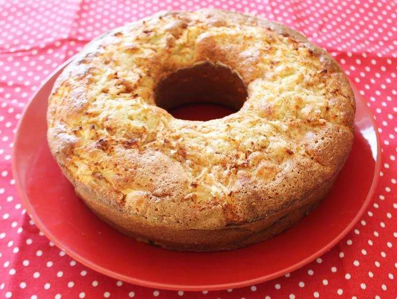 Receita de bolo de iogurte e maçã
