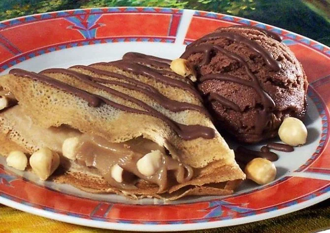 receita de crepe de café