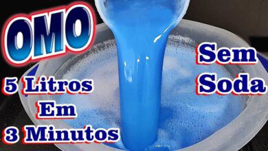 Sabão líquido omo em apenas 3 minutos – NÃO PRECISA RALAR SABÃO
