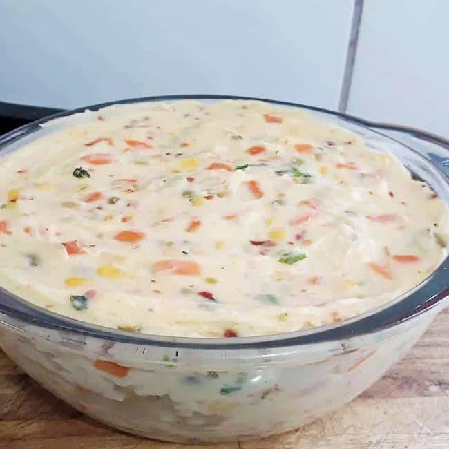 Salada de Maca com Maionese