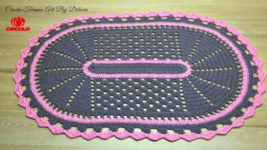 Tapete em Crochê para Jogo de Banheiro – Passo a Passo